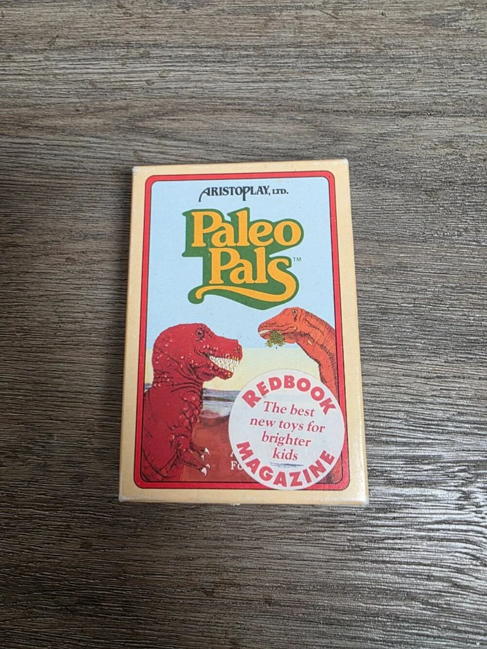 Paleo Pals Card Game by Aristoplay Vintage 1987 Dinosaur Children's Educational